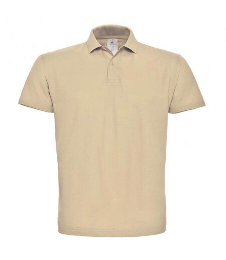 B&c Id.001 Polo À Manches Courtes Pour Hommes Beige B And C