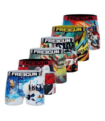 Boxer Homme Sport, Caleçon Homme, Confortable et Stretch (Lot de 6)