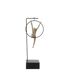 Gymnaste Cerceau sur Socle Beta 48cm Beige & Noir-4