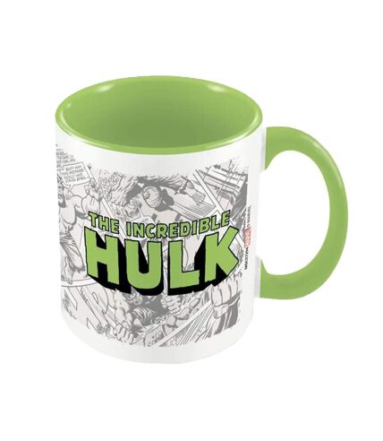 Hulk - Mug (Blanc / Vert fluo) (Taille unique) - UTPM4788