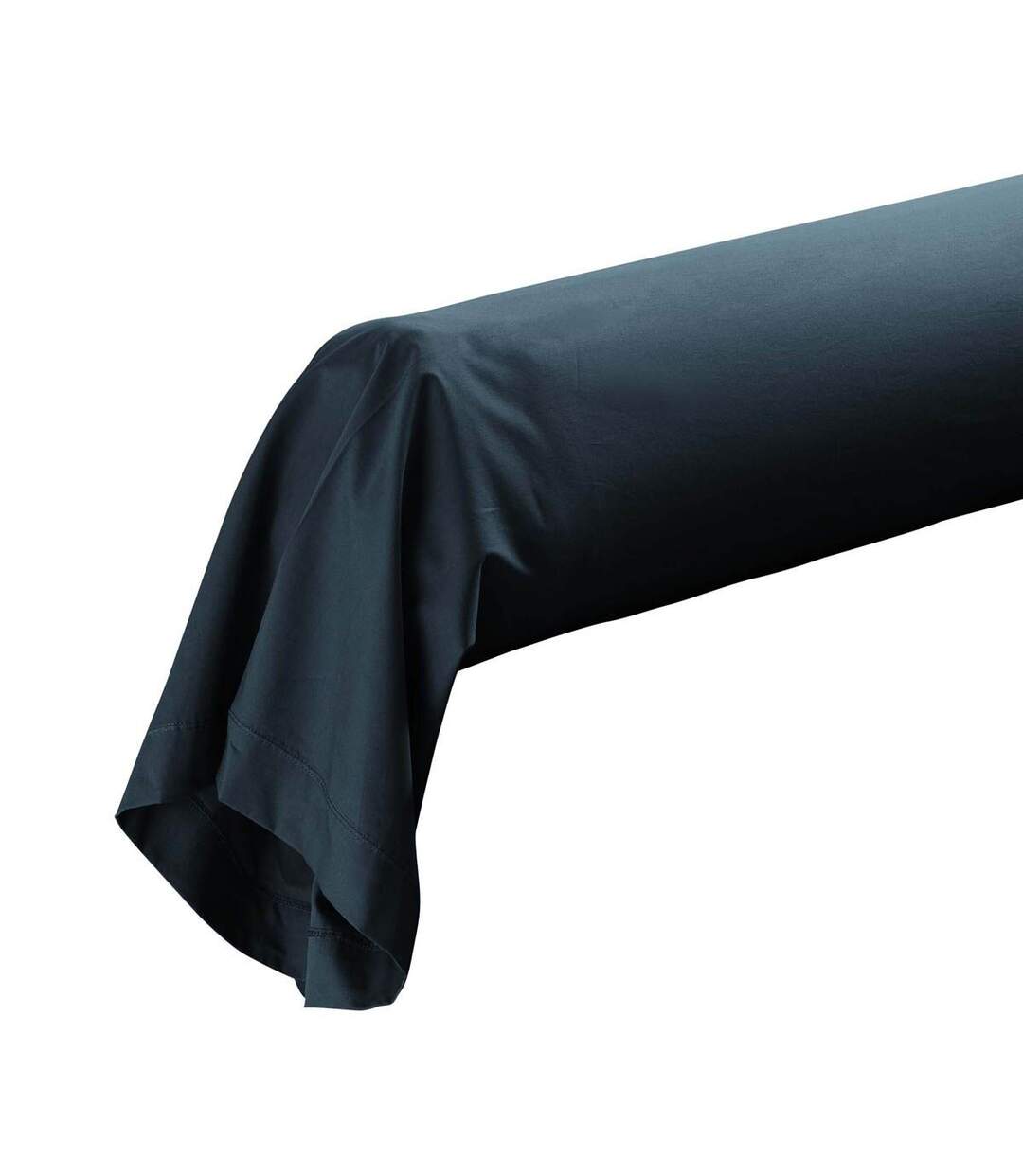 Taie de Traversin Percaline 85x185cm Bleu Nuit-1
