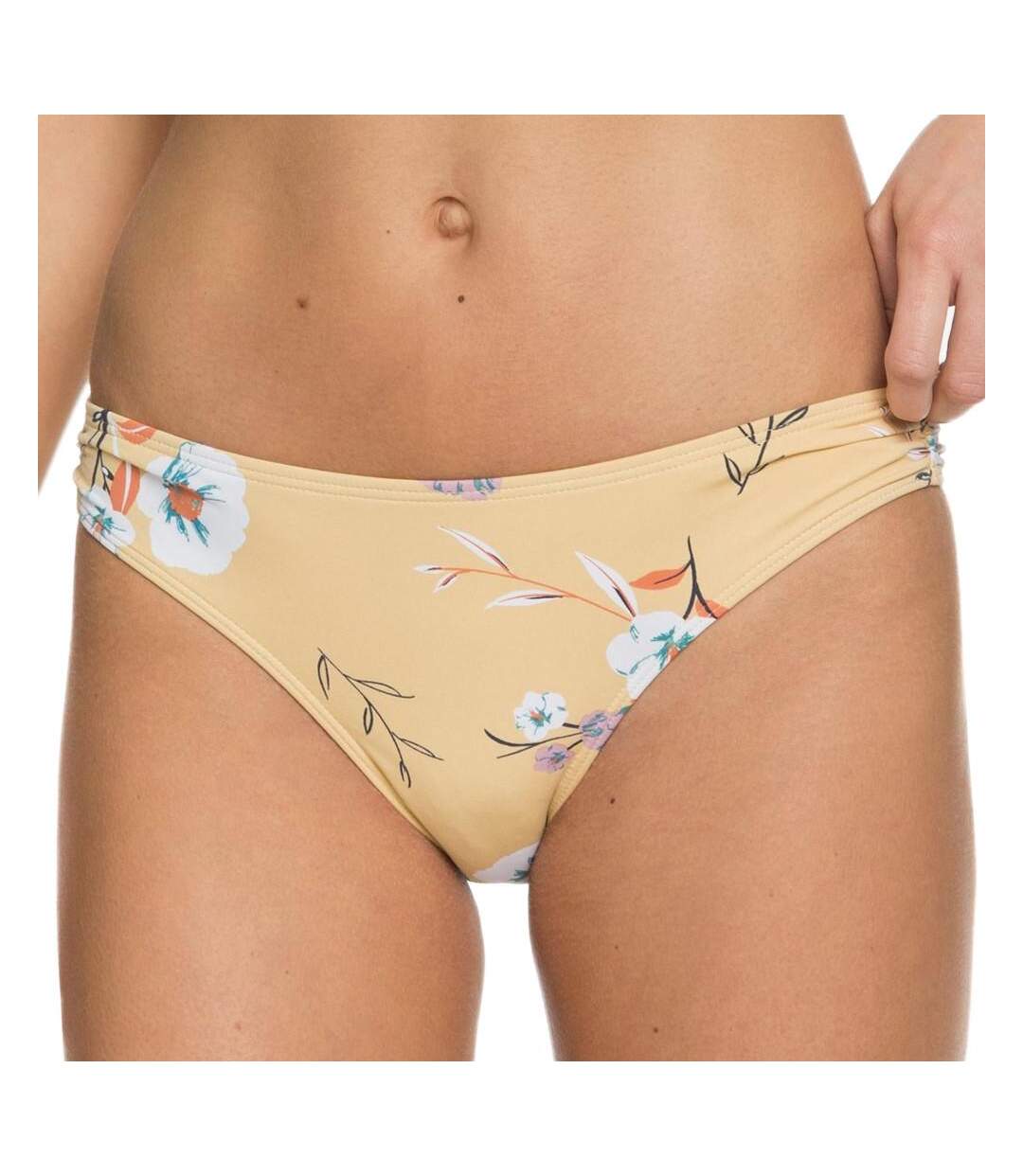 Bas de Bikini Jaune à fleurs Femme Roxy Lahaina Bay - M-1