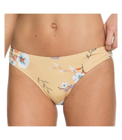 Bas de Bikini Jaune à fleurs Femme Roxy Lahaina Bay - M