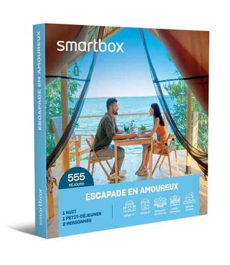 Escapade en amoureux - SMARTBOX - Coffret Cadeau Séjour