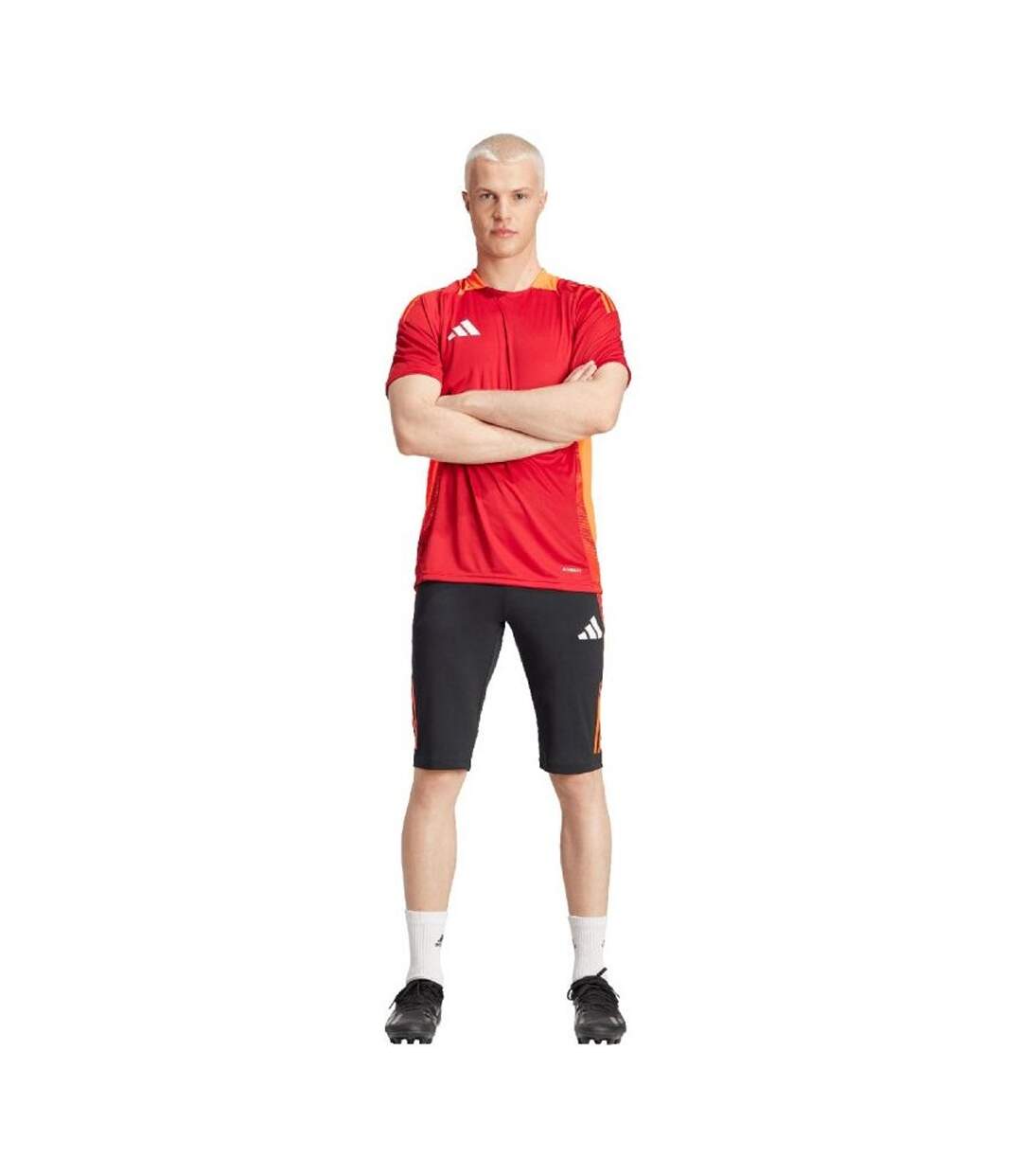 Short Tiro Competition Homme Noir Rouge Adidas-1