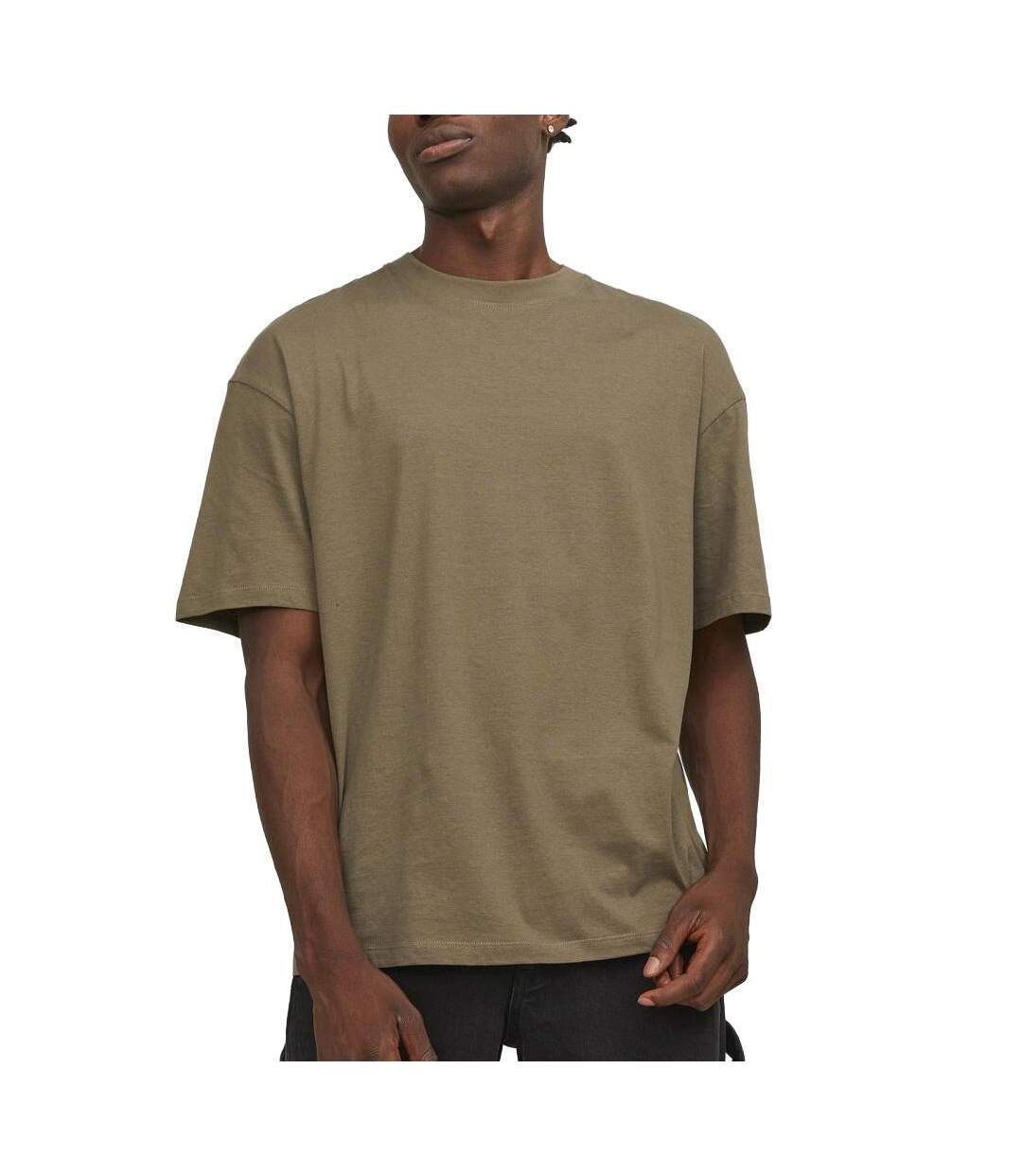 T-shirt marron homme jack & jones jorportland-1