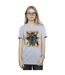 Disney Femme/Les femmes Big Hero 6 Baymax Hiro Newspaper Coton Boyfriend T-Shirt (Gris sportif) - UTBI15473-2