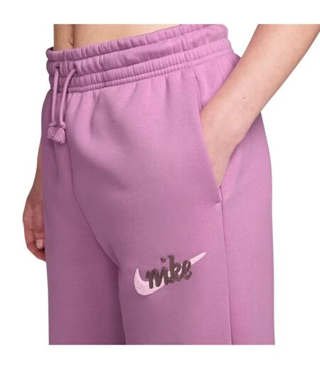 Womens/ladies Chenille Sweatpants Magenta Nike