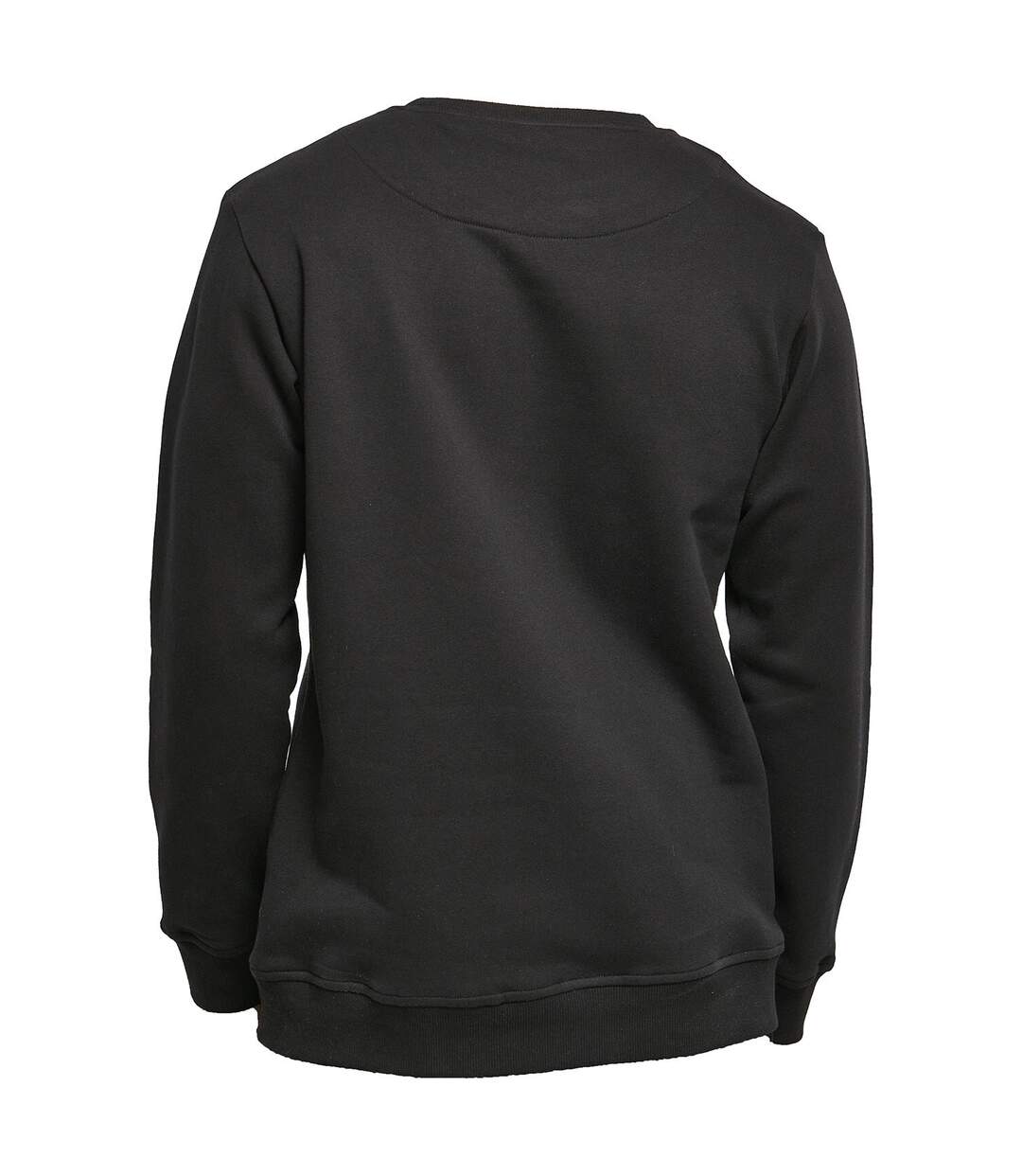 Build Your Brand Mens Basic Organic Sweatshirt (Black) - UTRW8432