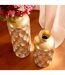 Vase Strié en Métal Belli 60cm Doré-4