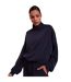 Womens/ladies Funnel Neck Sweatshirt Navy Ted Baker-2