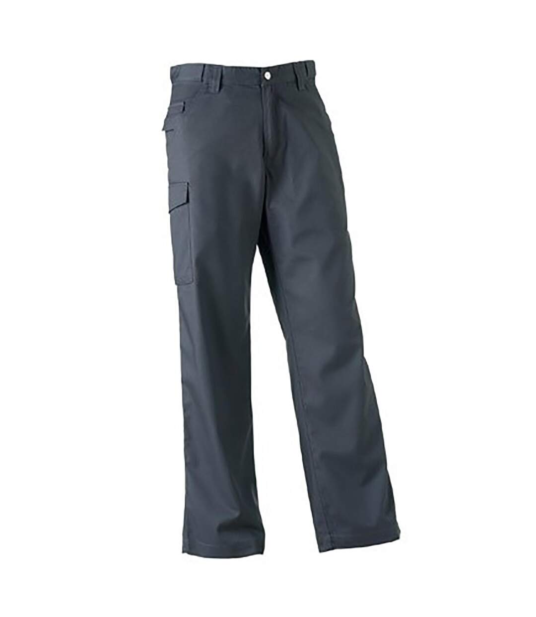 Pantalon De Travail, Coupe Longue Homme Gris Russell-2