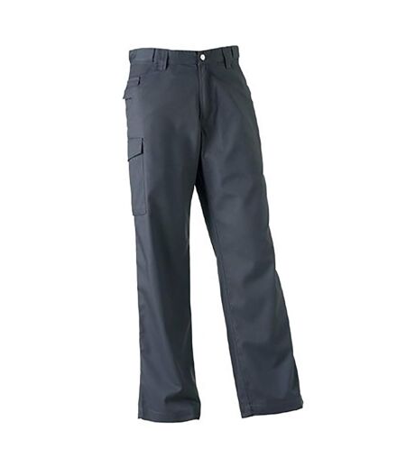 Pantalon De Travail, Coupe Longue Homme Gris Russell