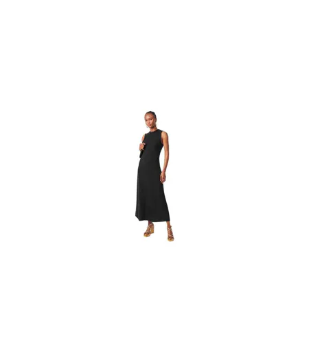 Womens/ladies Wika Maxi Dress Black Edited
