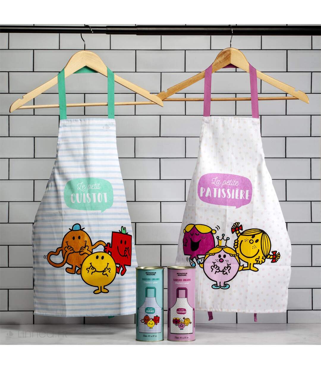 Tablier de cuisine enfant MONSIEUR MADAME-2