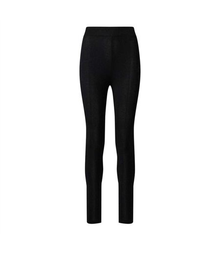 Legging Motif/style Logo Brodé Femme Noir Gym King