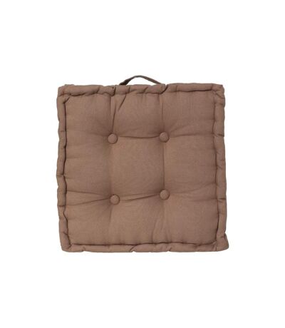 Coussin de Sol Dorian 40x40cm Taupe