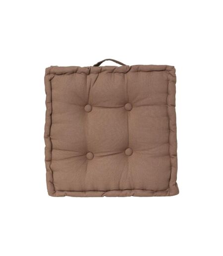 Coussin de Sol Dorian 40x40cm Taupe