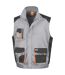 Work-guard mens lite gilet grey/black Result