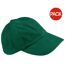 Lot de 2  casquettes de baseball adulte vert forêt Beechfield-1