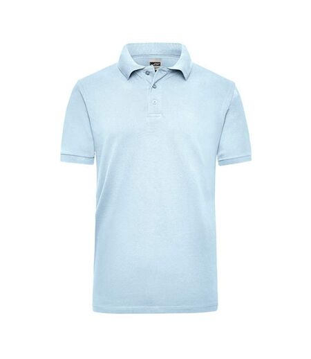 Polo Workwear Homme Bleu Clair James And Nicholson