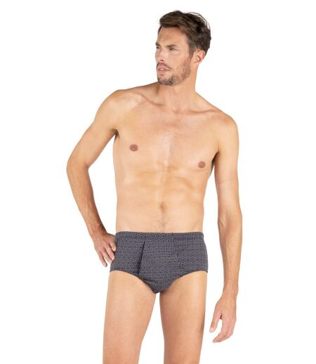 Slip taille haute ouvert Motifs Eminence