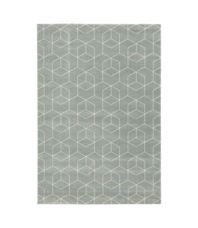 Tapis salon et chambre tissé motif abstrait LUCEN 8