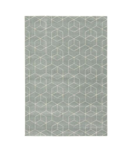 Tapis salon et chambre tissé motif abstrait LUCEN 8