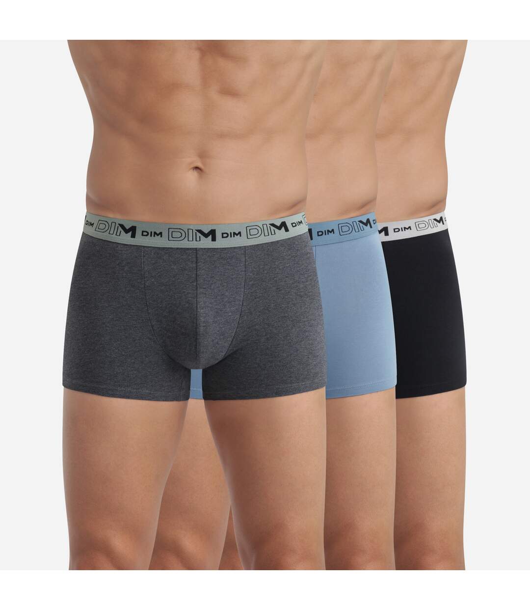 Lot de 3 Boxers Coton Stretch Bio-1