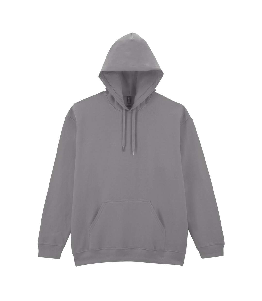 Mens midweight soft touch hoodie cement Gildan