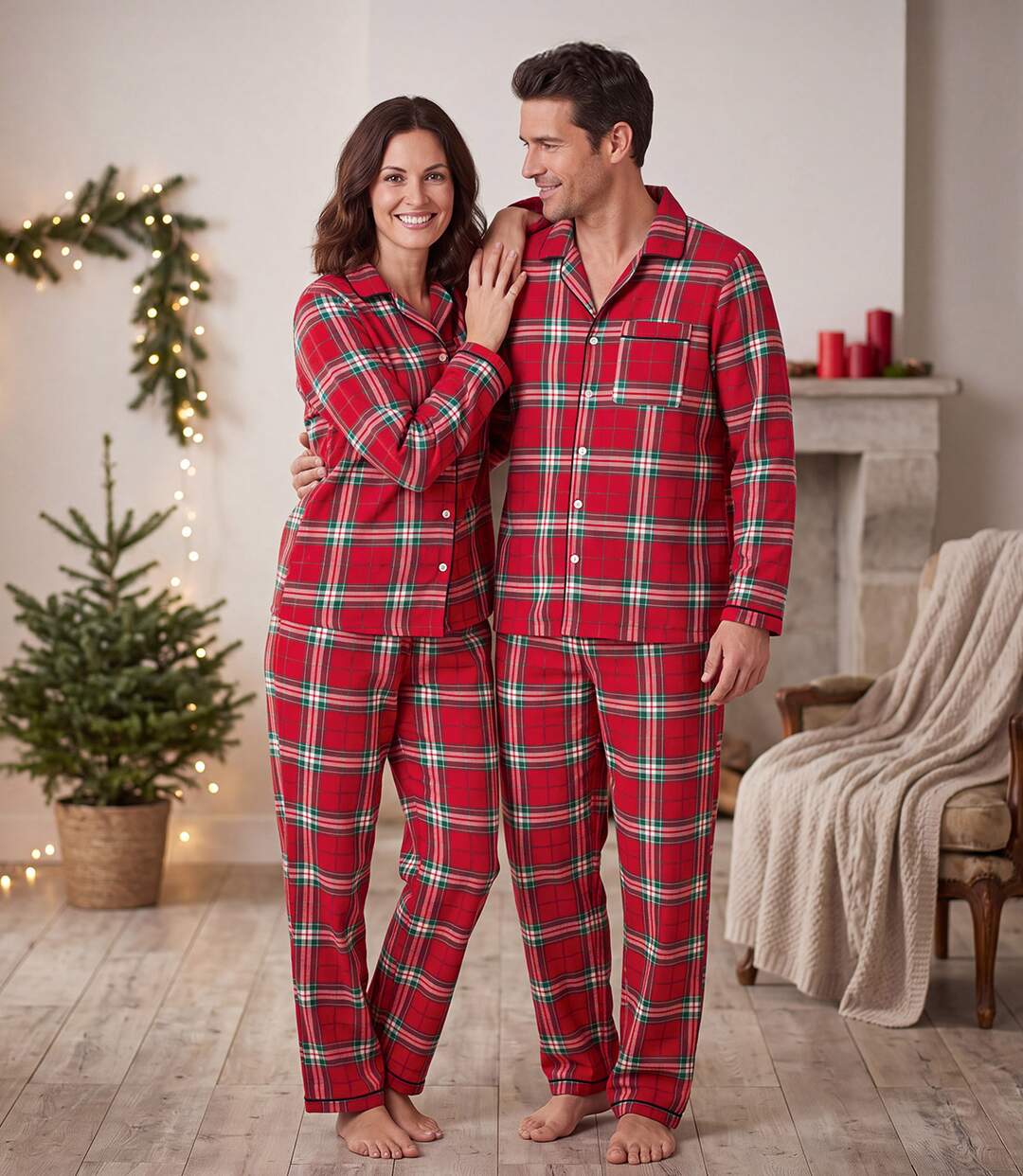 Le Pyjama de Noël en Flanelle-2