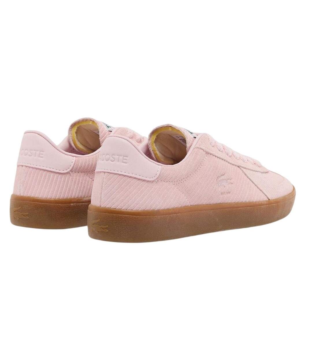 Baskets Motif/style Logo Pro Femme Rose Lacoste-4
