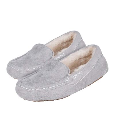 Pantoufles Moccasin Femme Thermique Doublé Polaire