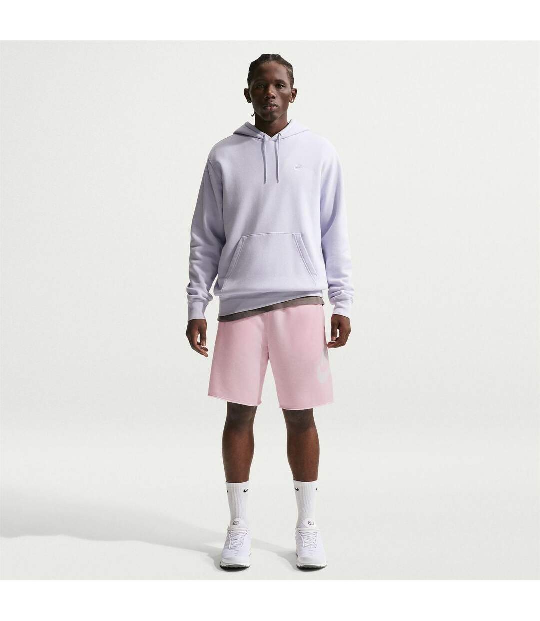 Mens Club Alum Shorts Pink Foam Pink Nike-4