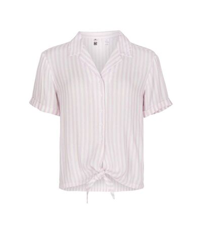 Chemise Manches Courtes Blanc/Mauve Femme O'Neill Cali Woven - L