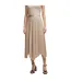 Jupe Longue Motif/style Asymétrique Exala Femme Beige Boss-3