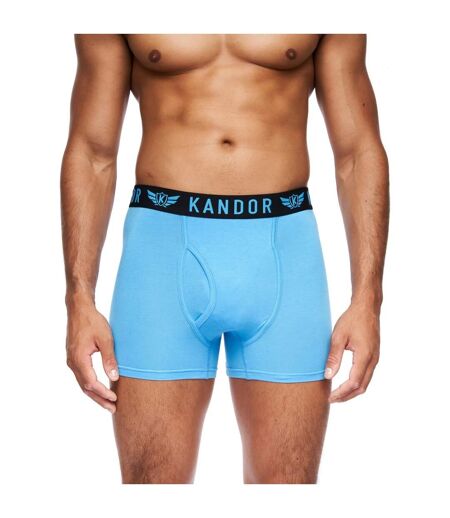 Pack of 5  Mens bambers boxer shorts  multicoloured Kandor