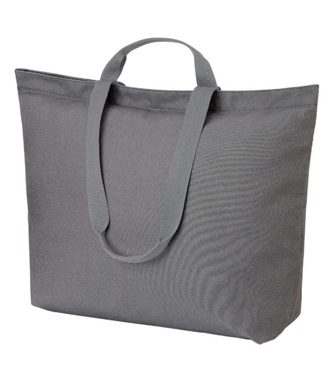 Très grand sac shopping en toile - 1818023 - gris anthracite-1