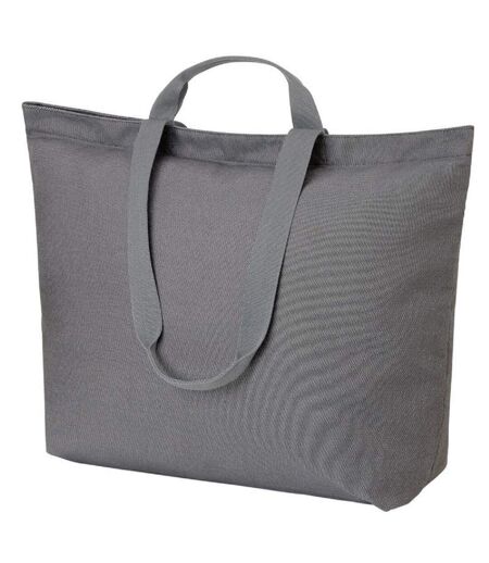 Très grand sac shopping en toile - 1818023 - gris anthracite