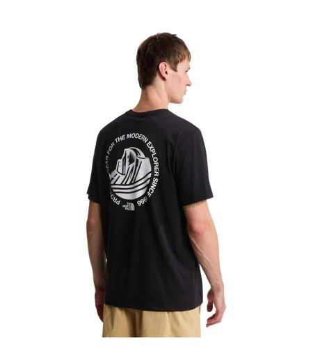 T-shirt Motif/style Graphique Monte Homme Noir The North Face