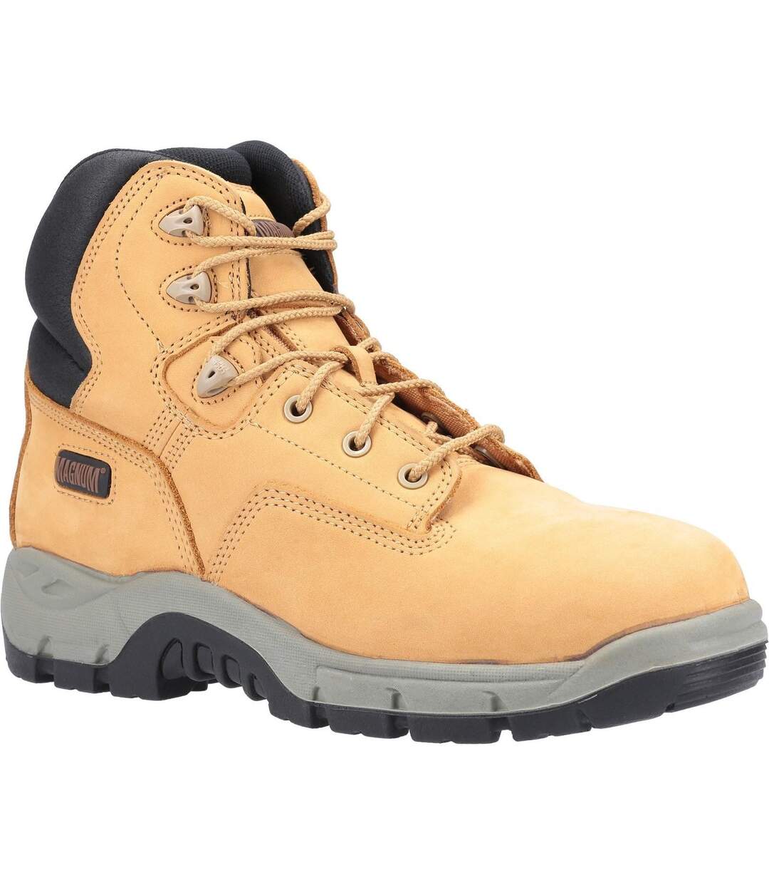 Magnum Mens Precision Sitemaster Composite Toe Nubuck Leather Safety Boot (Honey) - UTFS6990-1