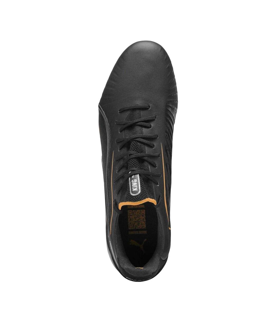 Mens King Ultimate Firm Ground Football Boots Black Silver Puma-2