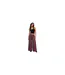 Womens/ladies Foil Wren Wide Leg Trousers Red AmyLynn-1