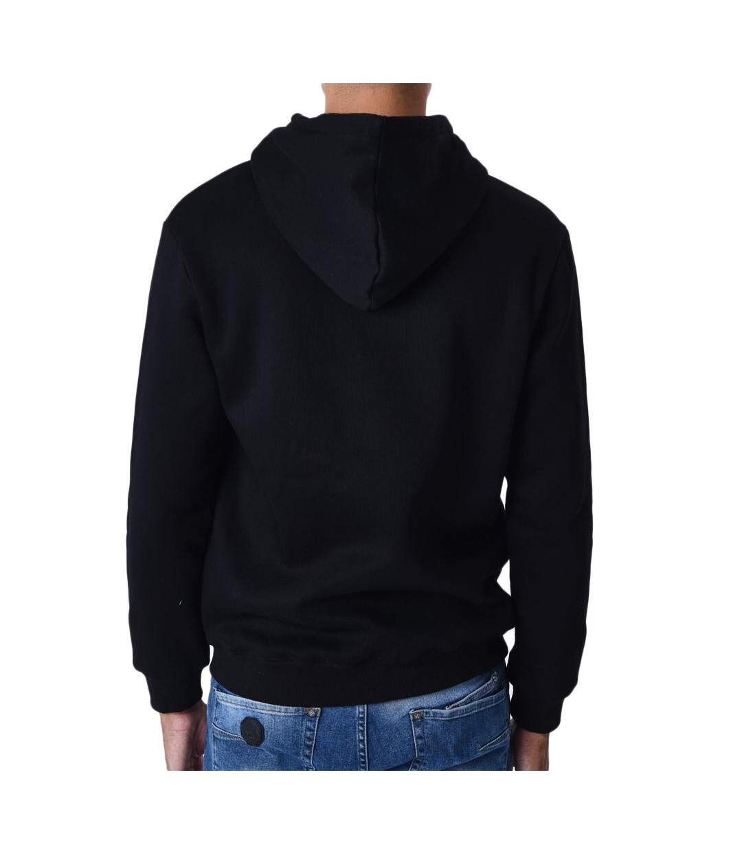 Sweat Zippé Noir Homme Project X Paris Broderie Origin - M-2