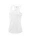 Just Cool Girlie Fit Sports Ladies Vest / Tank Top Arctic White AWDis-2