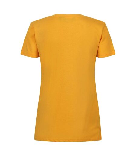 Regatta - T-shirt FILANDRA HELLO SUMMER - Femme (Jaune mangue) - UTRG9244