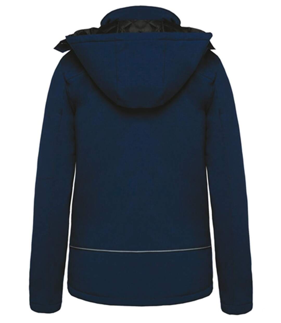 Parka softshell matelassée à capuche - K651 - femme - bleu marine-3