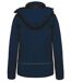 Parka softshell matelassée à capuche - K651 - femme - bleu marine-3