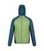 Veste hybride andreson homme vert piquant / bleu sarcelle foncé Regatta