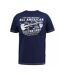 Mens D555 Bronte All American Guitar Guitar Kingsize T-shirt Navy Duke-2